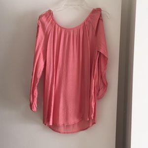 Peach long-sleeved top